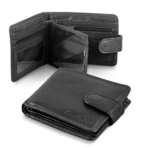 121124-2 Pierre Cardin Leather Wallet and Belt Gift Set