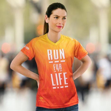 121179-3 Custom Womens Performance V-Neck T-Shirt