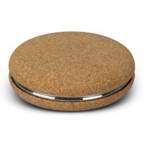 121407-1 Cork Compact Mirror