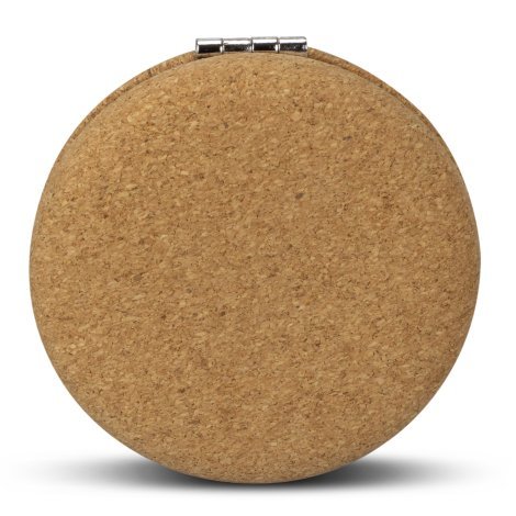 121407-4 Cork Compact Mirror