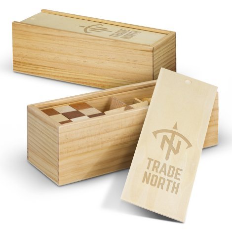 121507-0 Wooden Brain Teaser Set