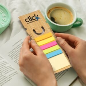 121726-3 Bamboo Ruler Bookmark - Square