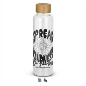 121800-0 Eden Glass Bottle Bamboo Lid
