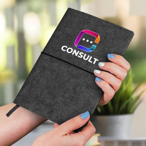 121841-5 RPET Felt Soft Cover Notebook