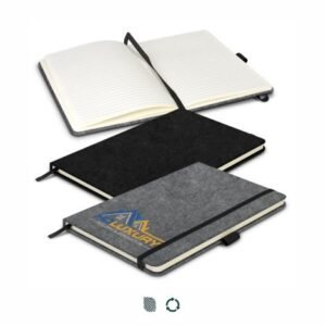 121842-0 RPET Felt Hard Cover Notebook
