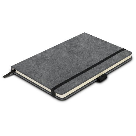 121842-3 RPET Felt Hard Cover Notebook