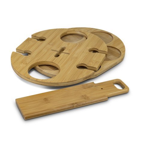 122280-2 Bamboo Wine Rack