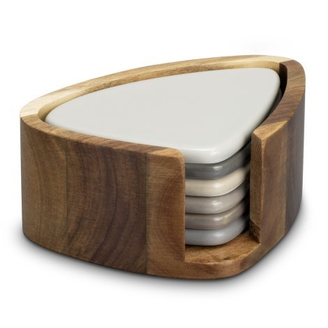 122314-1 Keepsake Pebble Coaster Set