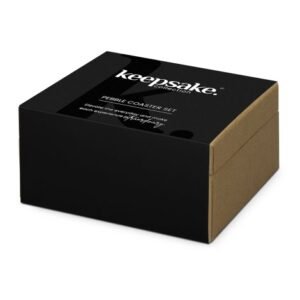 122314-6 Keepsake Pebble Coaster Set