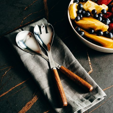 122320-4 Keepsake Salad Servers