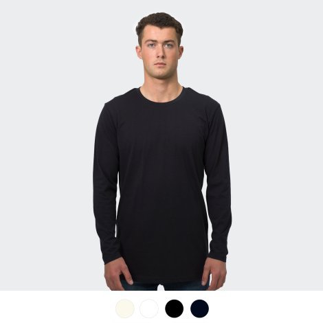 122458-0 TRENDSWEAR Harlow Men's Long Sleeve Crew