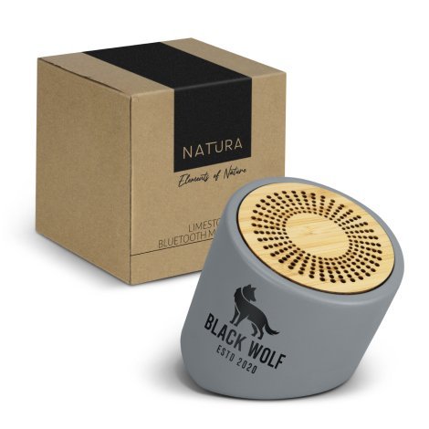 122467-0 NATURA Limestone Bluetooth Mini Speaker