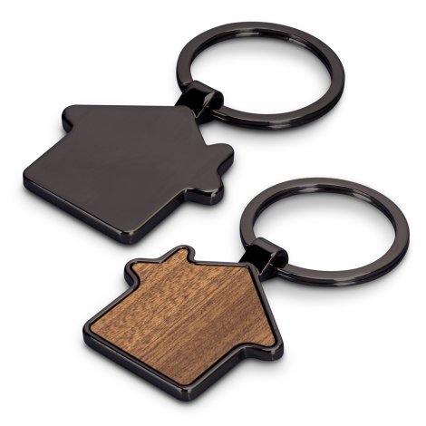 123015-4 Santo House Shaped Key Ring