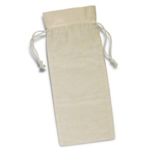 123019-1 Cotton Wine Drawstring Bag