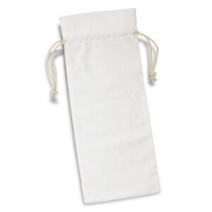 123019-2 Cotton Wine Drawstring Bag