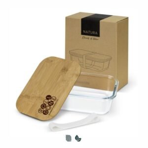123101-0 NATURA Iris Glass Lunch Box