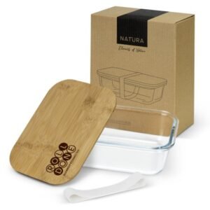 123101-1 NATURA Iris Glass Lunch Box