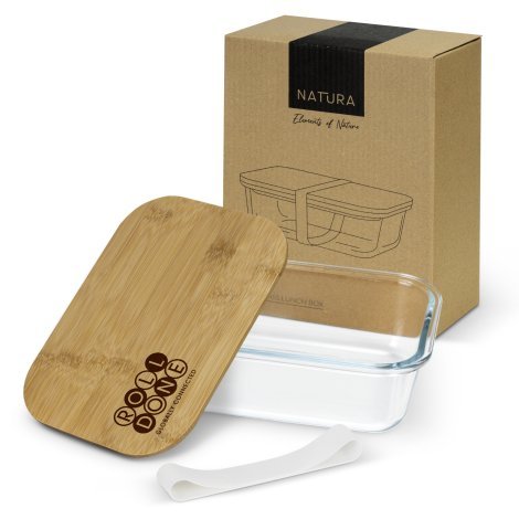 123101-1 NATURA Iris Glass Lunch Box