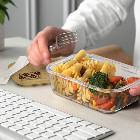123101-5 NATURA Iris Glass Lunch Box