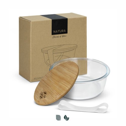 123102_1 NATURA Iris Glass Food Container