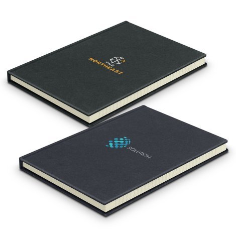123146-0 Recycled Cotton Hard Cover Notebook
