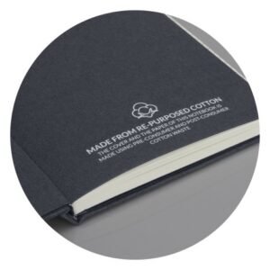 123146-7 Recycled Cotton Hard Cover Notebook