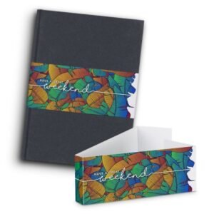123146-8 Recycled Cotton Hard Cover Notebook
