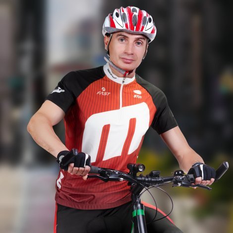 123337-3 Custom Mens Cycling Top