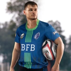 123339-3 Custom Mens Rugby T-Shirt