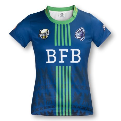 123353-1 Custom Womens Rugby T-Shirt
