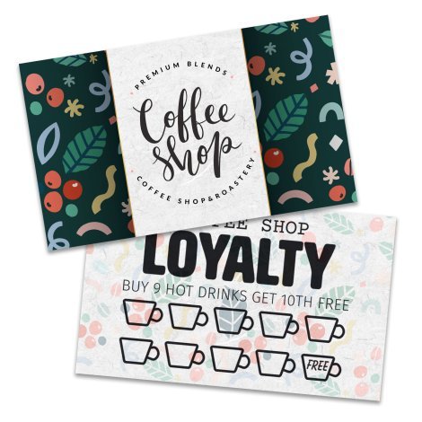 123378-0 Full Colour Loyalty Cards