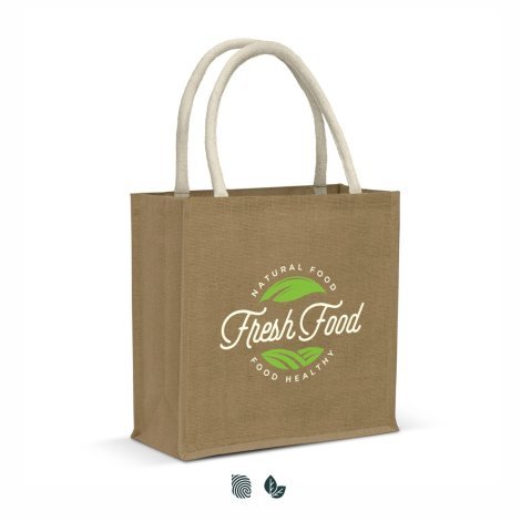 123580-0 Monza Starch Jute Tote Bag