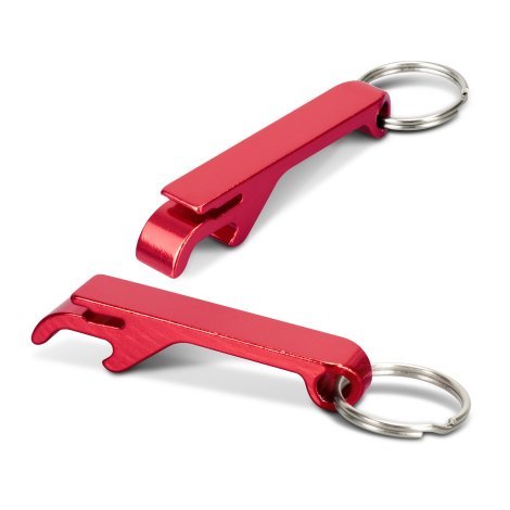 123584-3 Snappy Metal Bottle Opener Key Ring