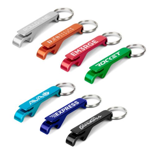 123584_1 Snappy Metal Bottle Opener Key Ring