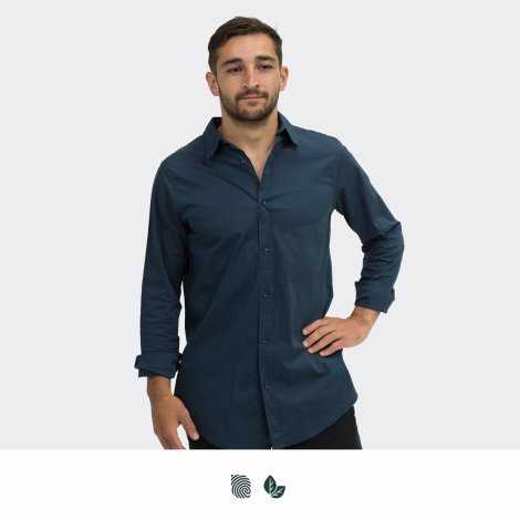 123607-1 TRENDSWEAR Parker Men's Poplin Shirt
