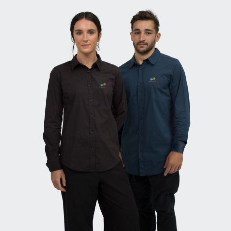 123607-11 TRENDSWEAR Parker Men's Poplin Shirt