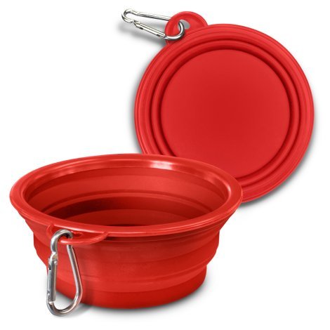 123710-2 Silicone Collapsible Pet Bowl