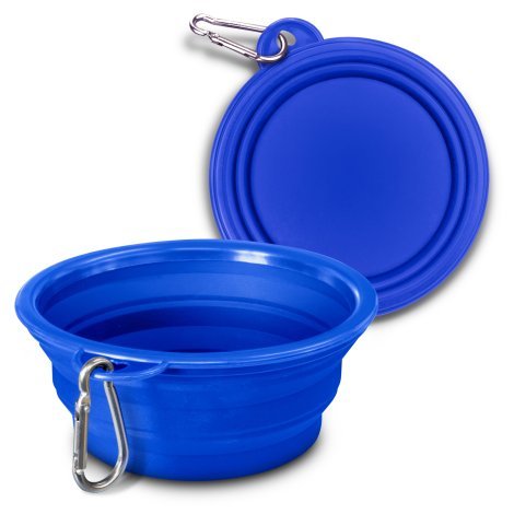 123710-4 Silicone Collapsible Pet Bowl