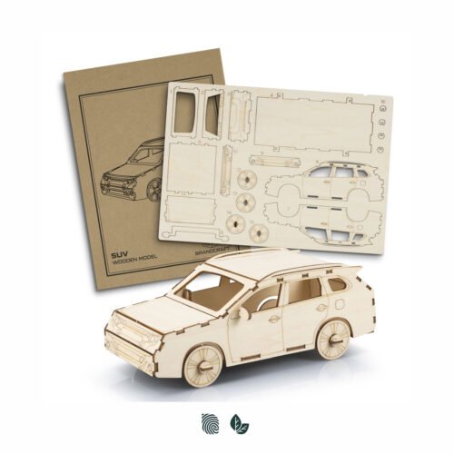 124029_1 BRANDCRAFT SUV Wooden Model