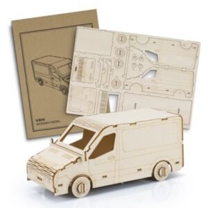 124031-1 BRANDCRAFT Van Wooden Model