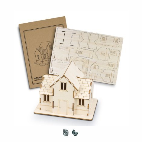 124041-0 BRANDCRAFT House Wooden Model