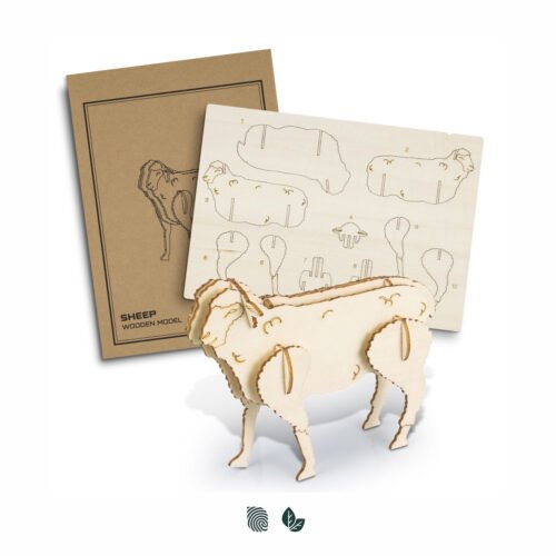 124048_1 BRANDCRAFT Sheep Wooden Model
