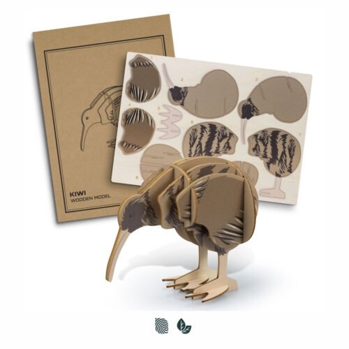 124049_1 BRANDCRAFT Kiwi Wooden Model