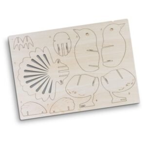 124050-3 BRANDCRAFT Fantail Wooden Model