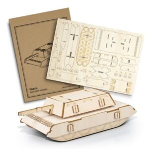 124053-1 BRANDCRAFT Tank Wooden Model