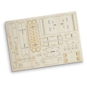 124053-3 BRANDCRAFT Tank Wooden Model
