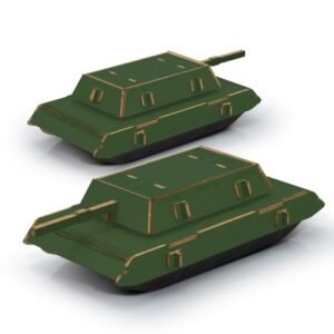 124053-7 BRANDCRAFT Tank Wooden Model