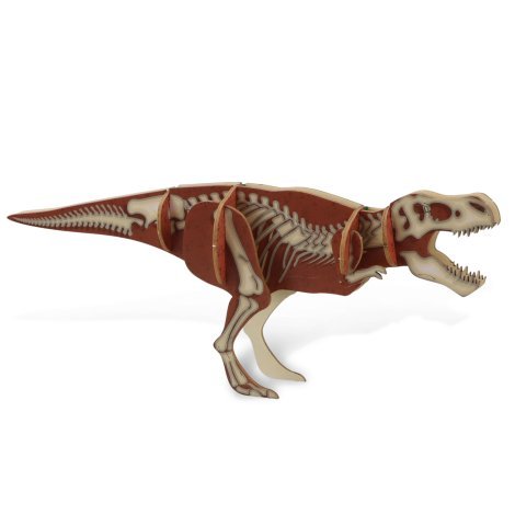 124055-3 BRANDCRAFT Tyrannosaurus Rex Wooden Model