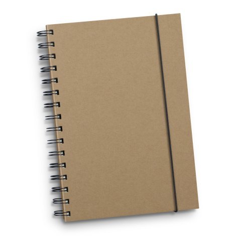 124163-2 Sugarcane Paper Spiral Notebook