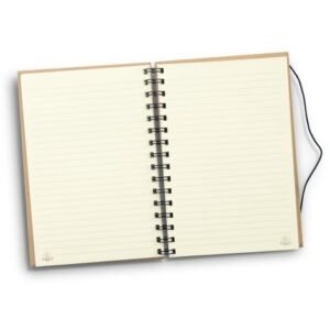 124163-3 Sugarcane Paper Spiral Notebook